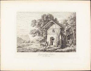 Gegend bei Aichen bei Salzburg - Ludwig Richter