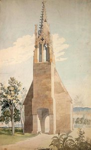 La chapelle gothique près de Witzenhausen - Ludwig Sigismund Ruhl