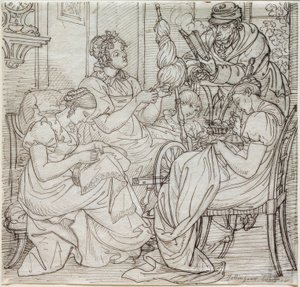 Famille Hottinger - Ludwig Vogel