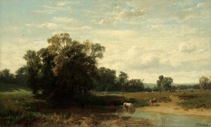 Pâturage au lever du jour - Ludwig Willroider