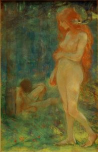 Adam et Ève - Ludwig von Hofmann