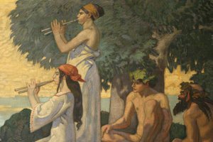 Procession de Dionysos - Ludwig von Hofmann