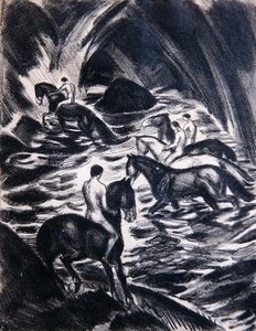 Jeunes à cheval