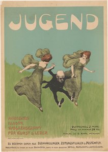 Affiche pour le magazine Jugend - Ludwig von Zumbusch