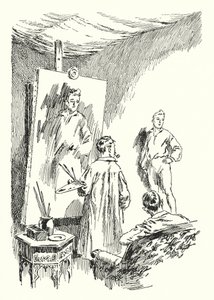 Illustration pour Le Portrait de Dorian Gray d