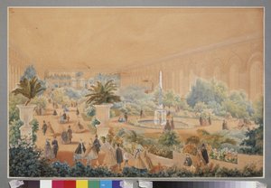 Exposition de fleurs au manège de Moscou - Luigi Premazzi