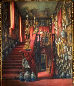 Les escaliers de la maison du baron Alexandre von Stieglitz à Saint Petersbourg