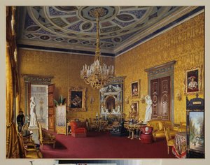 La salle Lyons du grand palais de Tsarkoye Selo - Luigi Premazzi