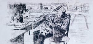 Portrait du peintre Giovanni Fattori - Luigi Levi
