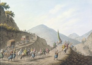 La montagne des Balkans, planche 2, pub. par William Watts - Luigi (after) Mayer