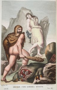 Hercule sauve Hésione, Livre XI, illustration des Métamorphoses d