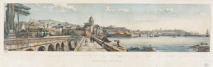 Vue panoramique de la ville de Gênes - Luigi Garibbo