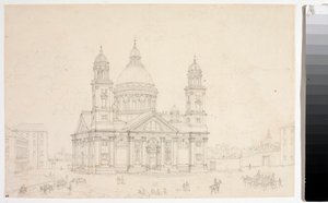 Vue de la Basilique Santa Maria Assunta di Carignano à Gênes