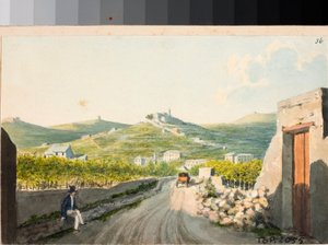 Vue sur le sanctuaire Nostra Signora del Monte, Gênes