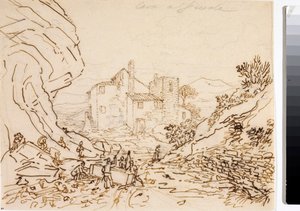 Travailleurs dans une carrière à Fiesole, près de Florence - Luigi Garibbo