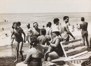 Italiens sur la plage