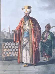 Un Bey Eminence au Caire - Luigi Mayer