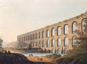 Aqueduc près de Belgrade par Luigi Mayer - Luigi Mayer