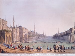 Place principale du Caire, par Luigi Mayer - Luigi Mayer