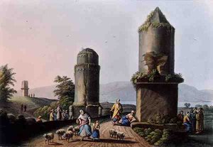 Monuments près de Tortosa, en Syrie, de 