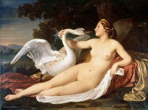 Léda et le cygne, 1840-1850 - Luigi Mussini