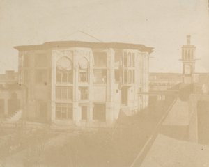 Téhéran. Maison du Premier Ministre Nezanneh, 1858 - Luigi Pesce