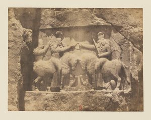 Vue 10 - Naqsh-e Rostam. Relief rupestre. Investiture d