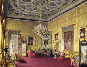 La Salle des Lions au Palais Catherine à Tsarskoïe Selo, 1859 - Luigi Premazzi