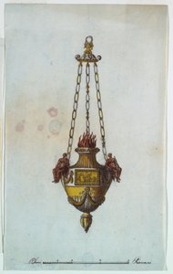 Dessin, lampe d