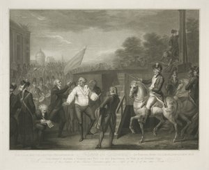 Lodewijk XVI bij het schavot - Luigi Schiavonetti