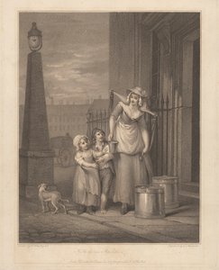 Lait sous les servantes - Luigi Schiavonetti