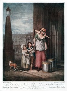Lait sous les servantes, 1793 - Luigi Schiavonetti