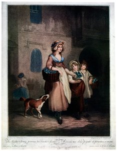 Deux bouquets un sou, primevères, deux bouquets un sou, 1793, 1929