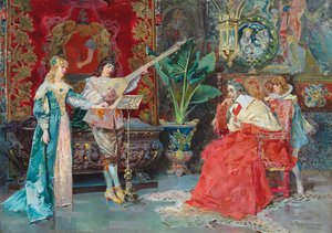 Une Interlude musicale, 1881 - Luis Alvarez Catalá