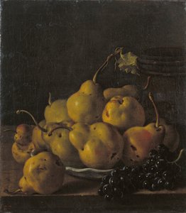 Nature morte aux poires et aux raisins - Luis Egidio Melendez