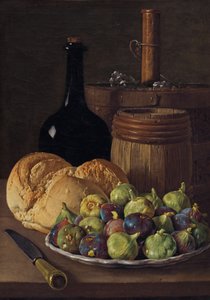 Nature morte avec figues et pain, vers 1770 - Luis Meléndez