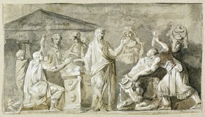 Ancien sacrifice - Luis Paret y Alcazar
