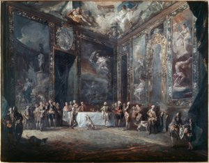 Charles III dîne en présence de la cour