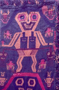 Textiles, culture Paracas, Pérou, 2015 - Luis Rosendo.