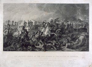 La charge décisive des Life Guards à Waterloo - Luke (after) Clennell