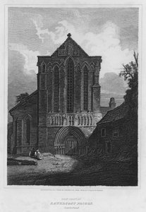 Façade ouest du prieuré de Lanercost, Cumberland (gravure) - Luke (after) Clennell