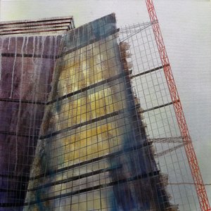 Metastructure VIII, 2016 (oil on canvas)