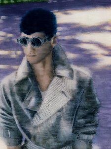 Mikey, c.2012 (peinture acrylique sur papier)