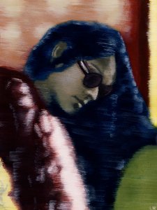 Nuha, c.2012 (peinture acrylique sur papier)