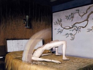 She is Made of Smoke, c.2012 (peinture acrylique sur papier) - Luke Waller