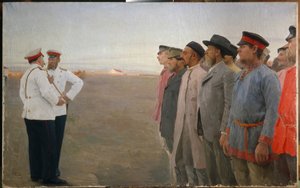 Le recrutement - Lukjan Vasilievich Popov