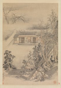 Boire dans le jardin de bambous - Luo Ping