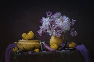 Nature morte classique sur le thème des récoltes - Lydia Jacobs