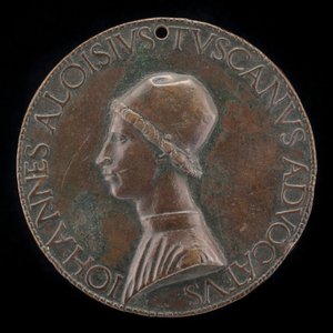 Giovanni Alvise Toscani, vers 1450-1478, jurisconsulte milanais, avocat consistorial...[avers] - Lysippus Junior