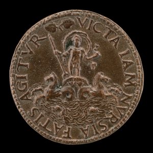 Neptune dans un char marin [verso] - Lysippus Junior